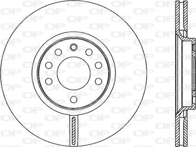 BDR230120 OPEN PARTS Тормозной диск