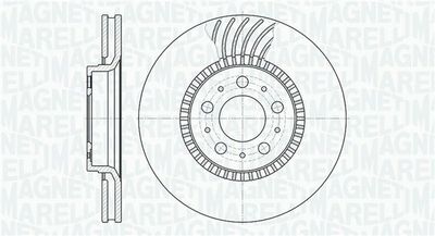 361302040438 MAGNETI MARELLI Тормозной диск