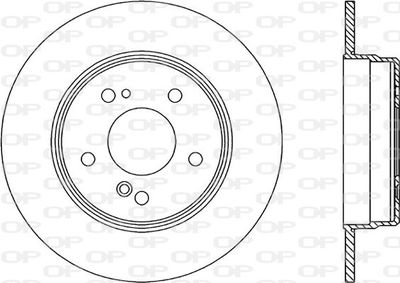 BDR131710 OPEN PARTS Тормозной диск