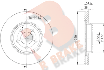 78RBD29196 R BRAKE Тормозной диск