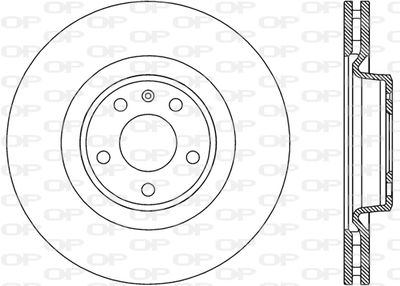 BDR281720 OPEN PARTS Тормозной диск