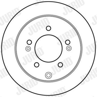 562686JC JURID Тормозной диск
