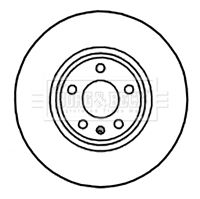 BBD5819S BORG & BECK Тормозной диск