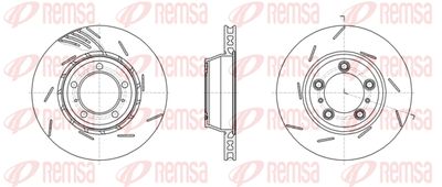 6186210 REMSA Тормозной диск