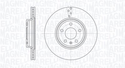 361302040580 MAGNETI MARELLI Тормозной диск