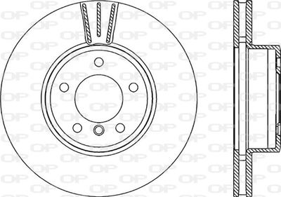 BDR221520 OPEN PARTS Тормозной диск