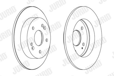 563071JC JURID Тормозной диск