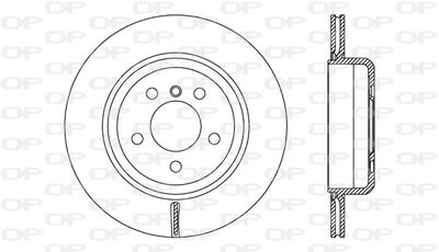 BDR274720 OPEN PARTS Тормозной диск