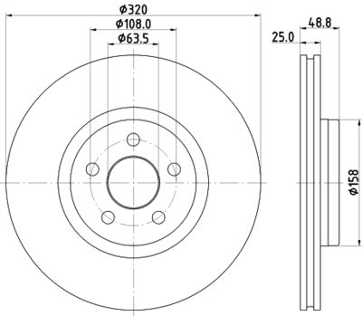 PCD21812 DON Тормозной диск