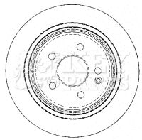 KBD4489 KEY PARTS Тормозной диск