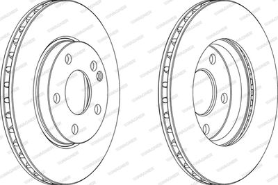 WGR12201 WAGNER Тормозной диск