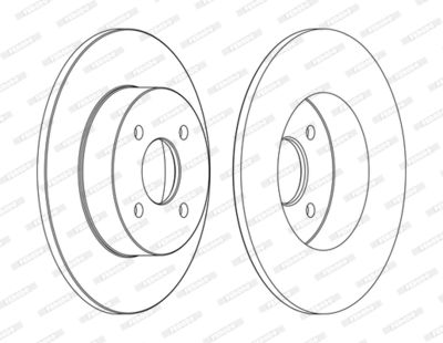 DDF1367C FERODO Тормозной диск