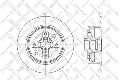 60203616SX STELLOX Тормозной диск