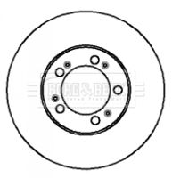 BBD4911 BORG & BECK Тормозной диск