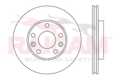 RD01515 RAICAM Тормозной диск