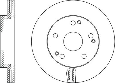FR0181V FIT Тормозной диск