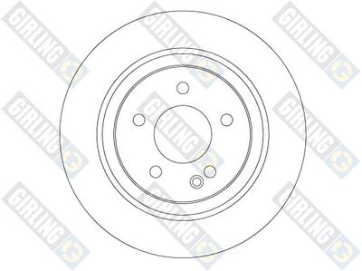 6067885 GIRLING Тормозной диск