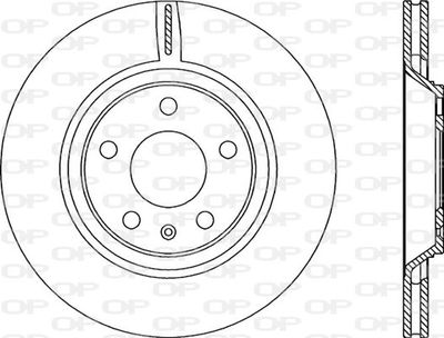 BDR227120 OPEN PARTS Тормозной диск