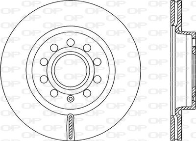 BDR215020 OPEN PARTS Тормозной диск