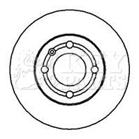 KBD5109 KEY PARTS Тормозной диск