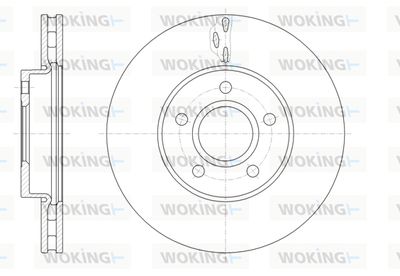 D6156010 WOKING Тормозной диск