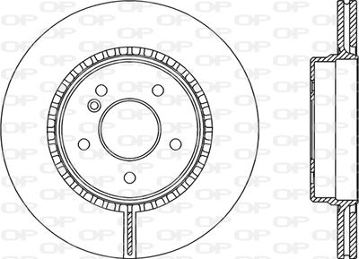 BDR206520 OPEN PARTS Тормозной диск