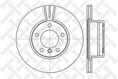 60201536VSX STELLOX Тормозной диск