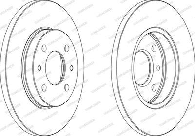 WGR01251 WAGNER Тормозной диск