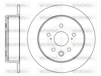 D6107500 WOKING Тормозной диск