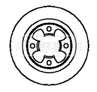 BBD4321 BORG & BECK Тормозной диск