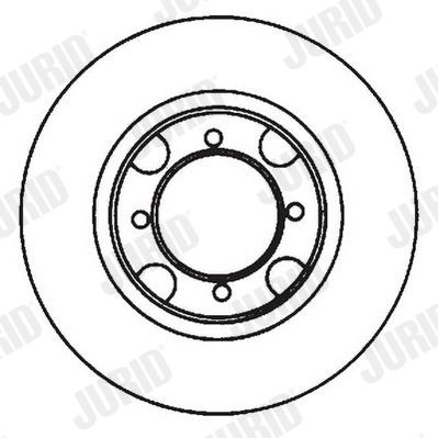561884J JURID Тормозной диск