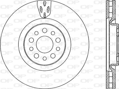 BDR219120 OPEN PARTS Тормозной диск