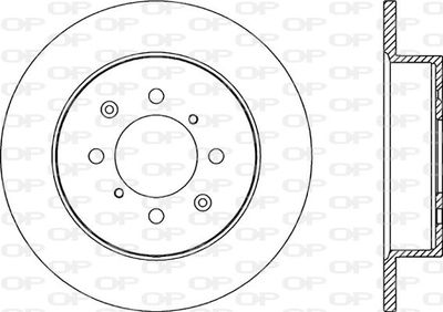 BDR218610 OPEN PARTS Тормозной диск