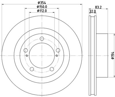 ND1127K NISSHINBO Тормозной диск