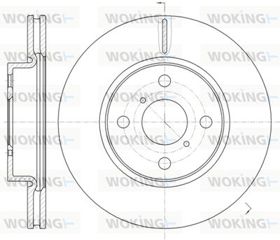 D6116910 WOKING Тормозной диск