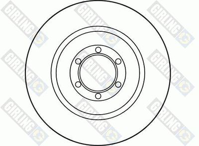 6017154 GIRLING Тормозной диск