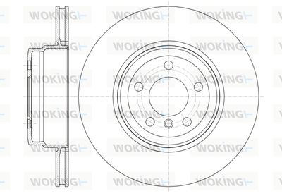 D6133710 WOKING Тормозной диск