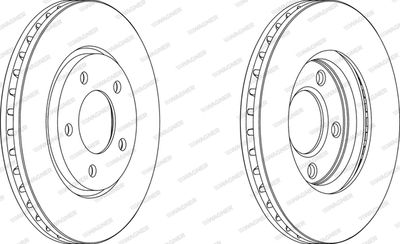 WGR12141 WAGNER Тормозной диск
