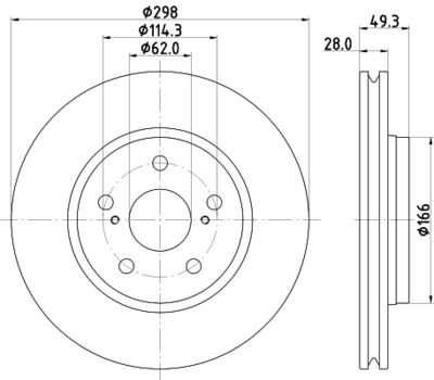 ND1147K NISSHINBO Тормозной диск