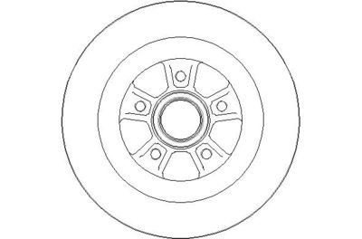 NBD1782 NATIONAL Тормозной диск