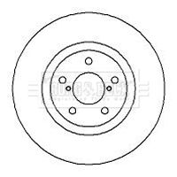 BBD5103 BORG & BECK Тормозной диск