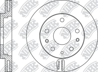 RN1501 NiBK Тормозной диск