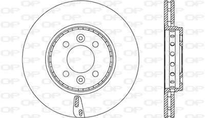 BDA265320 OPEN PARTS Тормозной диск