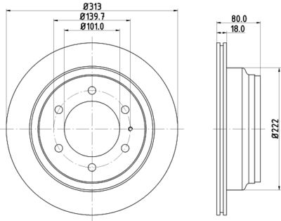 PCD14862 DON Тормозной диск