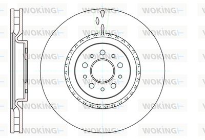 D6101010 WOKING Тормозной диск