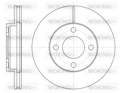 D618510 WOKING Тормозной диск