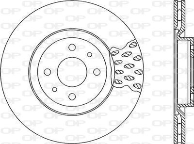 BDR123120 OPEN PARTS Тормозной диск