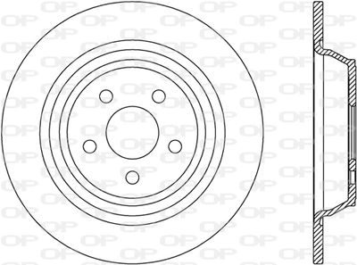 BDR278910 OPEN PARTS Тормозной диск