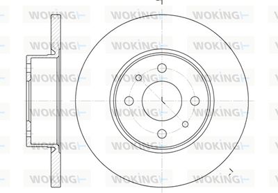 D618200 WOKING Тормозной диск