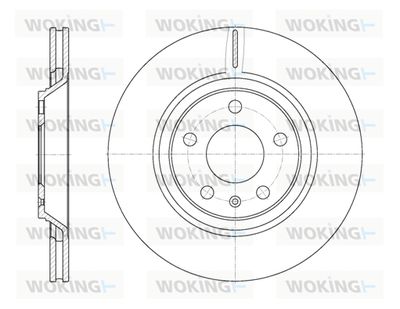 D6101210 WOKING Тормозной диск